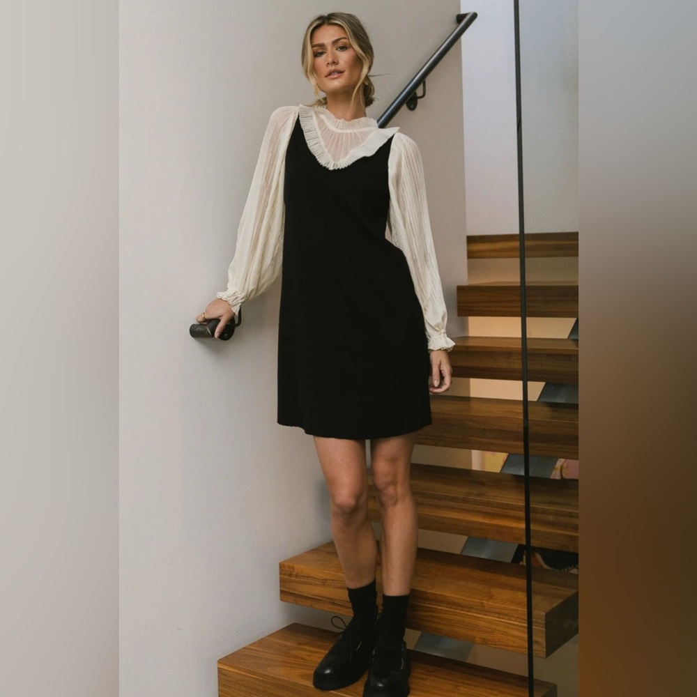 Bohme Black and White Mini Dress